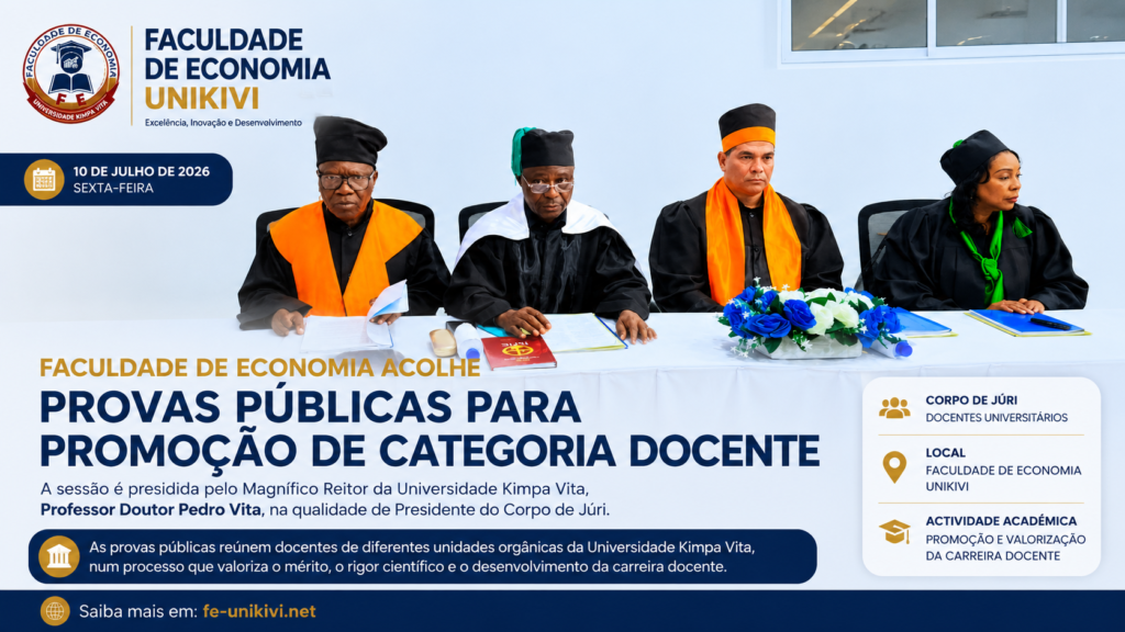 Faculdade de Economia acolhe provas públicas para promoção de categoria docente